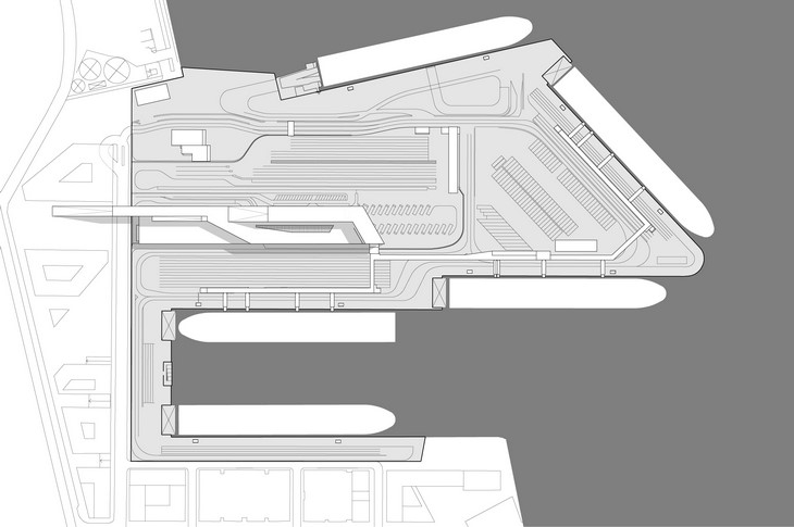 Archisearch - Site Plan / C.F. Møller / Värtaterminalen, Ferry Terminal, Stockholm